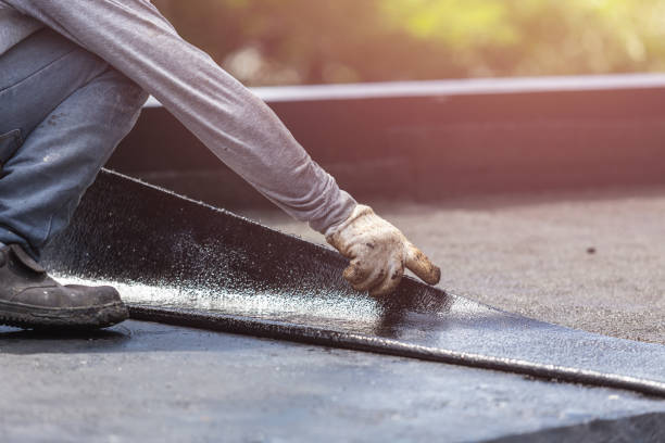 Professional Waterproofing technician working in Eden, NY
